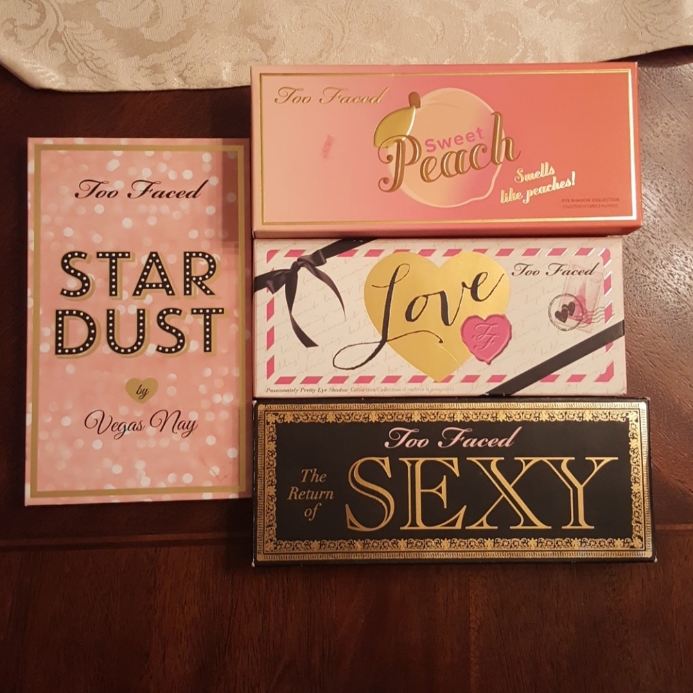 Too Faced eye shadow palette bundle